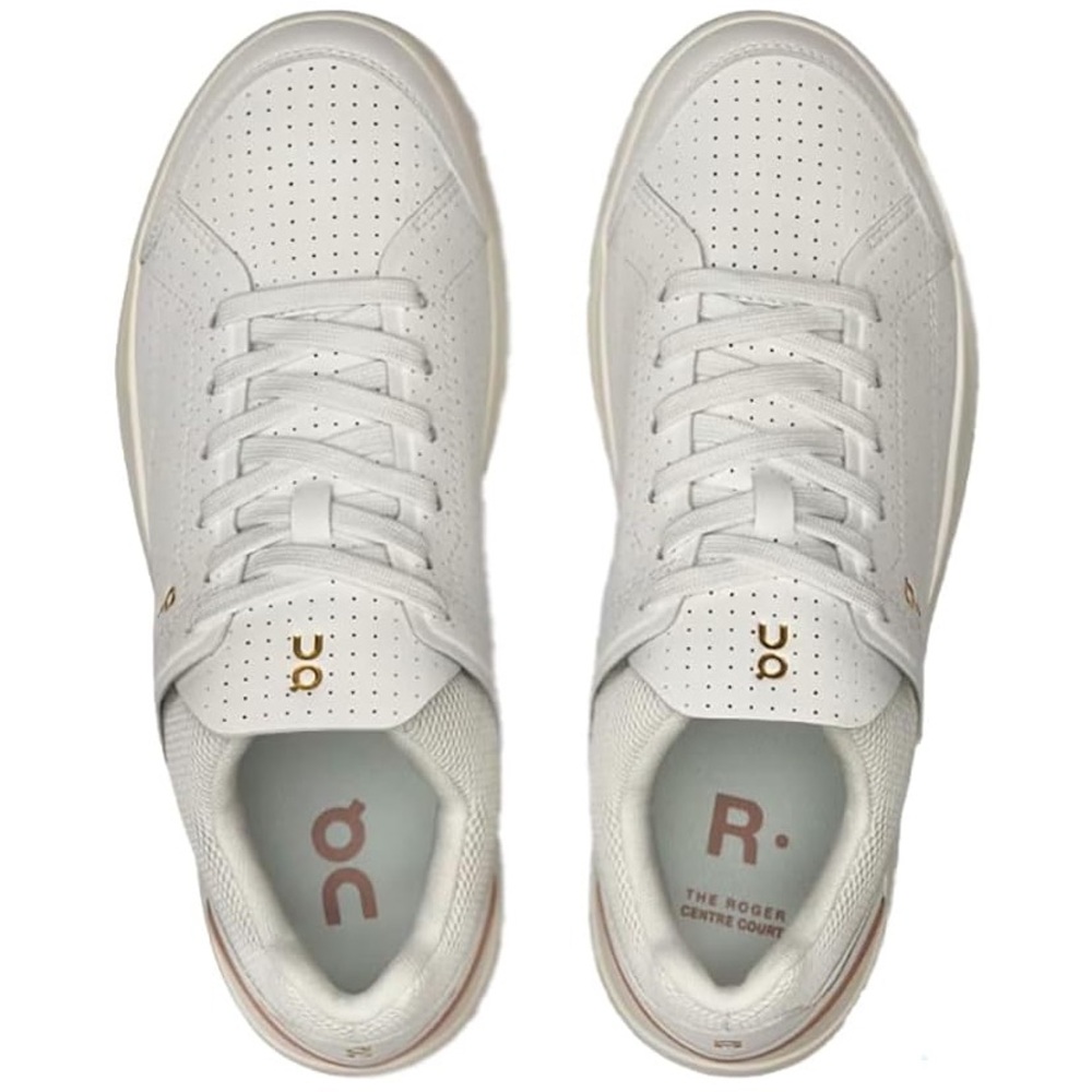 On Running women’s The Roger White perforated tennis Sneakers. Size W9 EU 40.5